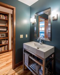 Cor do céu e do mar: 215+ Foto Design exclusivo. A escolha de combinações de azul no interior