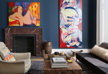 Cor do céu e do mar: 215+ Foto Design exclusivo. A escolha de combinações de azul no interior