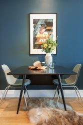 Cor do céu e do mar: 215+ Foto Design exclusivo. A escolha de combinações de azul no interior