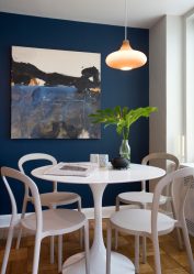Cor do céu e do mar: 215+ Foto Design exclusivo. A escolha de combinações de azul no interior
