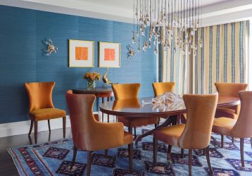 Cor do céu e do mar: 215+ Foto Design exclusivo. A escolha de combinações de azul no interior