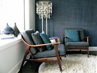 Cor do céu e do mar: 215+ Foto Design exclusivo. A escolha de combinações de azul no interior
