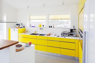 Interior com acidez: + 135 Fotos da cozinha em amarelo. Nós começamos a manhã vigorosamente e ensolarado