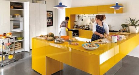 Interior com acidez: + 135 Fotos da cozinha em amarelo. Nós começamos a manhã vigorosamente e ensolarado