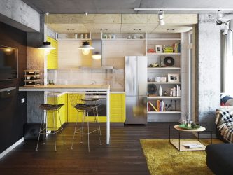 Interior com acidez: + 135 Fotos da cozinha em amarelo. Nós começamos a manhã vigorosamente e ensolarado