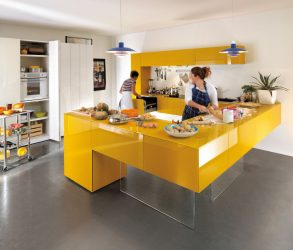 Interior com acidez: + 135 Fotos da cozinha em amarelo. Nós começamos a manhã vigorosamente e ensolarado