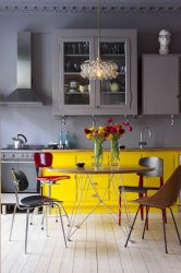 Interior com acidez: + 135 Fotos da cozinha em amarelo. Nós começamos a manhã vigorosamente e ensolarado