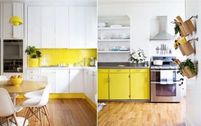 Interior com acidez: + 135 Fotos da cozinha em amarelo. Nós começamos a manhã vigorosamente e ensolarado