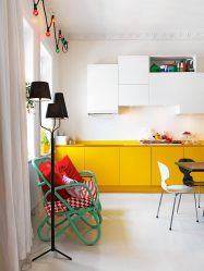 Psicologia de contrastes: 105+ Fotos de combinações de amarelo no interior. Todos os prós e contras