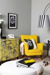Psicologia de contrastes: 105+ Fotos de combinações de amarelo no interior. Todos os prós e contras