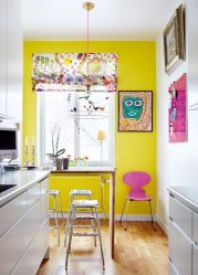 Psicologia de contrastes: 105+ Fotos de combinações de amarelo no interior. Todos os prós e contras
