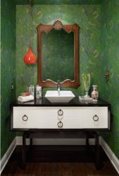 Papéis de parede verdes: mais de 200 fotos de design para o seu interior. Que papéis de parede são adequados para paredes no quarto, cozinha, sala de estar?