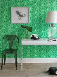 Papéis de parede verdes: mais de 200 fotos de design para o seu interior. Que papéis de parede são adequados para paredes no quarto, cozinha, sala de estar?