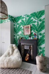 Papéis de parede verdes: mais de 200 fotos de design para o seu interior. Que papéis de parede são adequados para paredes no quarto, cozinha, sala de estar?
