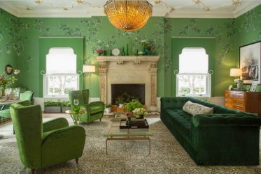 Papéis de parede verdes: mais de 200 fotos de design para o seu interior. Que papéis de parede são adequados para paredes no quarto, cozinha, sala de estar?
