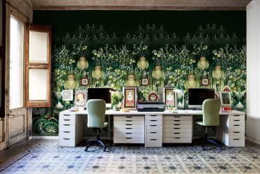 Papéis de parede verdes: mais de 200 fotos de design para o seu interior. Que papéis de parede são adequados para paredes no quarto, cozinha, sala de estar?