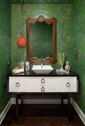 Papéis de parede verdes: mais de 200 fotos de design para o seu interior. Que papéis de parede são adequados para paredes no quarto, cozinha, sala de estar?