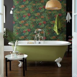 Papéis de parede verdes: mais de 200 fotos de design para o seu interior. Que papéis de parede são adequados para paredes no quarto, cozinha, sala de estar?