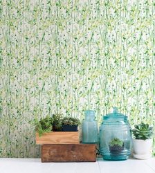 Papéis de parede verdes: mais de 200 fotos de design para o seu interior. Que papéis de parede são adequados para paredes no quarto, cozinha, sala de estar?