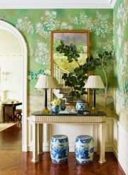 Papéis de parede verdes: mais de 200 fotos de design para o seu interior. Que papéis de parede são adequados para paredes no quarto, cozinha, sala de estar?