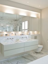Design por trás do espelho - pequenos e grandes espelhos no interior do apartamento (290+ fotos)