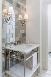 Design por trás do espelho - pequenos e grandes espelhos no interior do apartamento (290+ fotos)