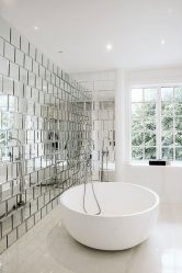 Design por trás do espelho - pequenos e grandes espelhos no interior do apartamento (290+ fotos)