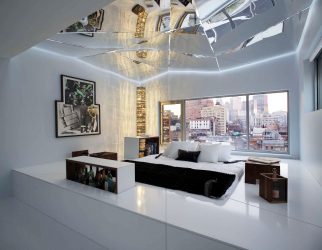 Design por trás do espelho - pequenos e grandes espelhos no interior do apartamento (290+ fotos)