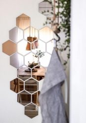 Design por trás do espelho - pequenos e grandes espelhos no interior do apartamento (290+ fotos)