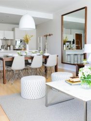 Design por trás do espelho - pequenos e grandes espelhos no interior do apartamento (290+ fotos)