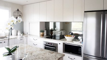 Design por trás do espelho - pequenos e grandes espelhos no interior do apartamento (290+ fotos)