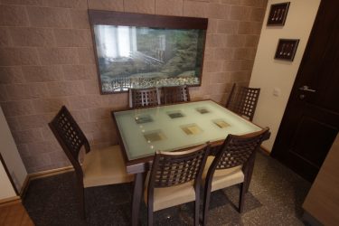 Aquário no interior de um apartamento ou casa: 145+ (Foto) tipos de decoração de seu design (canto, seco, parede divisória, pequeno)