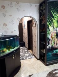 Aquário no interior de um apartamento ou casa: 145+ (Foto) tipos de decoração de seu design (canto, seco, parede divisória, pequeno)