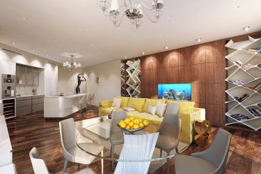 Aquário no interior de um apartamento ou casa: 145+ (Foto) tipos de decoração de seu design (canto, seco, parede divisória, pequeno)