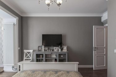 Elegância discreta do estilo americano: Escolhendo um design para um apartamento (sala de estar, quarto, cozinha)