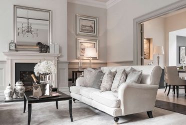 Elegância discreta do estilo americano: Escolhendo um design para um apartamento (sala de estar, quarto, cozinha)
