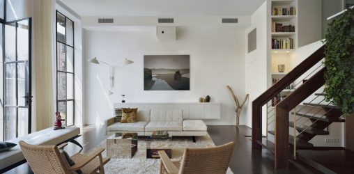 Elegância discreta do estilo americano: Escolhendo um design para um apartamento (sala de estar, quarto, cozinha)