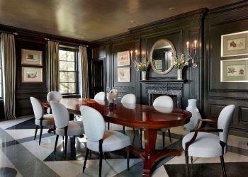 Elegância discreta do estilo americano: Escolhendo um design para um apartamento (sala de estar, quarto, cozinha)