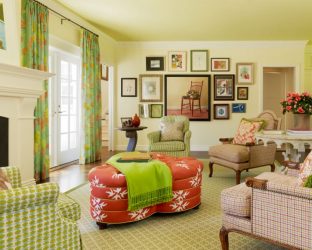 Elegância discreta do estilo americano: Escolhendo um design para um apartamento (sala de estar, quarto, cozinha)