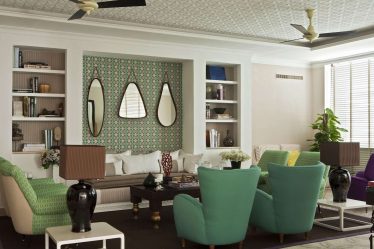 Elegância discreta do estilo americano: Escolhendo um design para um apartamento (sala de estar, quarto, cozinha)