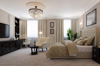 Elegância discreta do estilo americano: Escolhendo um design para um apartamento (sala de estar, quarto, cozinha)