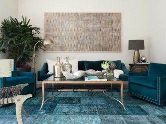Elegância discreta do estilo americano: Escolhendo um design para um apartamento (sala de estar, quarto, cozinha)