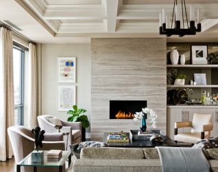 Elegância discreta do estilo americano: Escolhendo um design para um apartamento (sala de estar, quarto, cozinha)