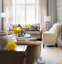 Elegância discreta do estilo americano: Escolhendo um design para um apartamento (sala de estar, quarto, cozinha)