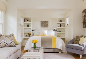 Elegância discreta do estilo americano: Escolhendo um design para um apartamento (sala de estar, quarto, cozinha)