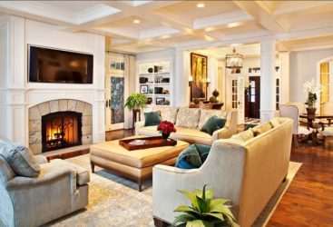 Elegância discreta do estilo americano: Escolhendo um design para um apartamento (sala de estar, quarto, cozinha)