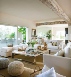 Elegância discreta do estilo americano: Escolhendo um design para um apartamento (sala de estar, quarto, cozinha)