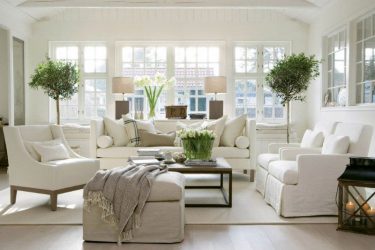 Elegância discreta do estilo americano: Escolhendo um design para um apartamento (sala de estar, quarto, cozinha)