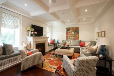 Elegância discreta do estilo americano: Escolhendo um design para um apartamento (sala de estar, quarto, cozinha)