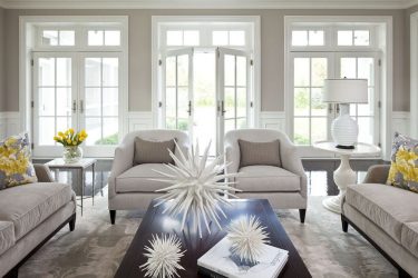 Elegância discreta do estilo americano: Escolhendo um design para um apartamento (sala de estar, quarto, cozinha)